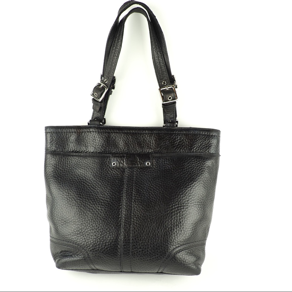 Vintage Coach Hamilton black leather bucket bag - Picture 2 of 8